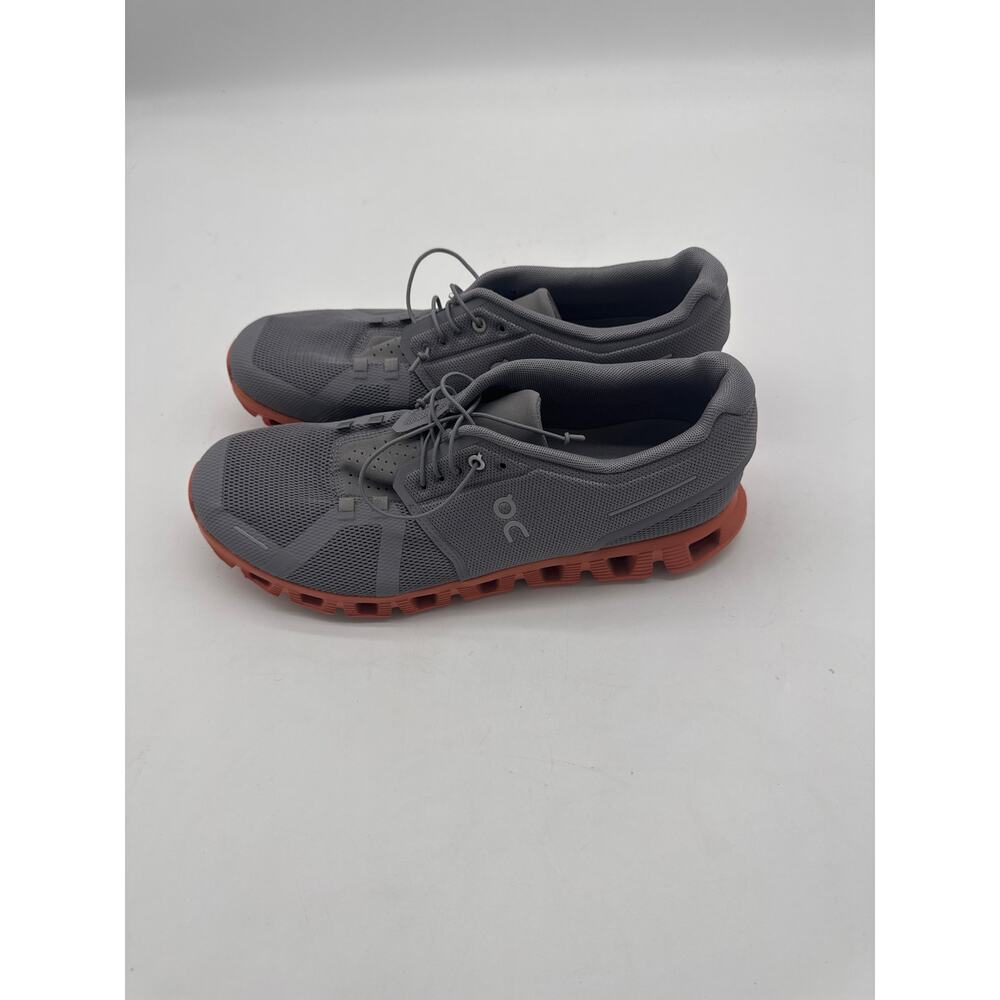 Mens On Cloud 5 Size 11 Sneakers Athletic Running Shoes Grey /Orange. - Picture 3 of 6
